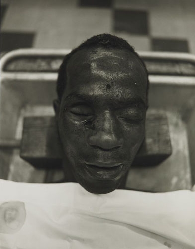 216350SILVERTHORNEJeffreyManwithgunshotholesinheadMorgueWorktiragevintage